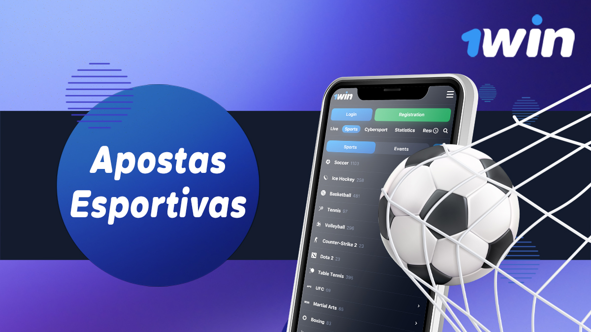 Apostar em desportos na aplicação móvel 1Win casa de apostas Brasil