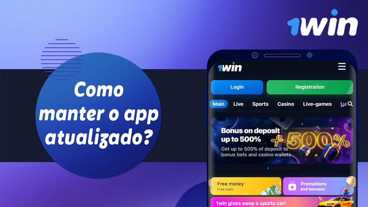 Atualizar a aplicação 1Win para a versão mais recente