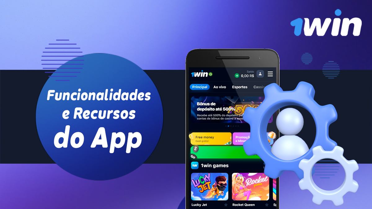 Características e principais funções da aplicação de casino online 1Win