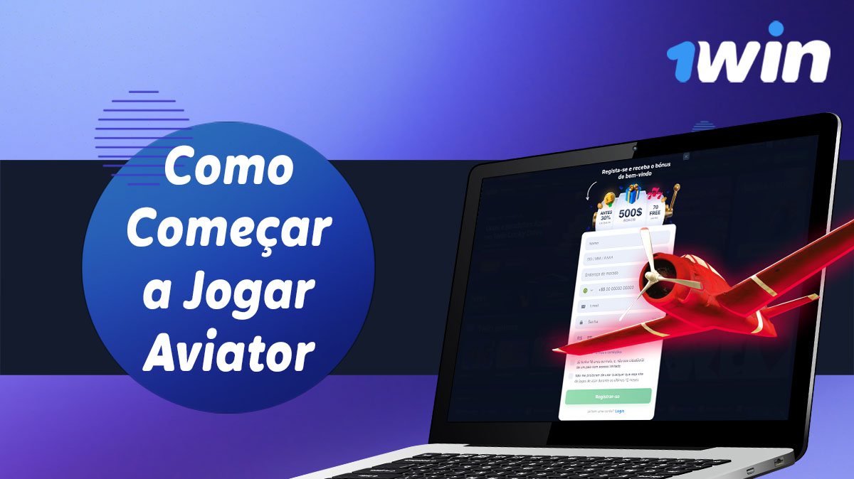 Instruções sobre como começar a jogar Aviator no site do casino online 1Win