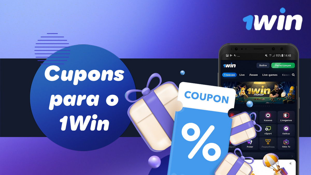 Que tipos de cupões de bónus estão disponíveis no 1Win Brasil