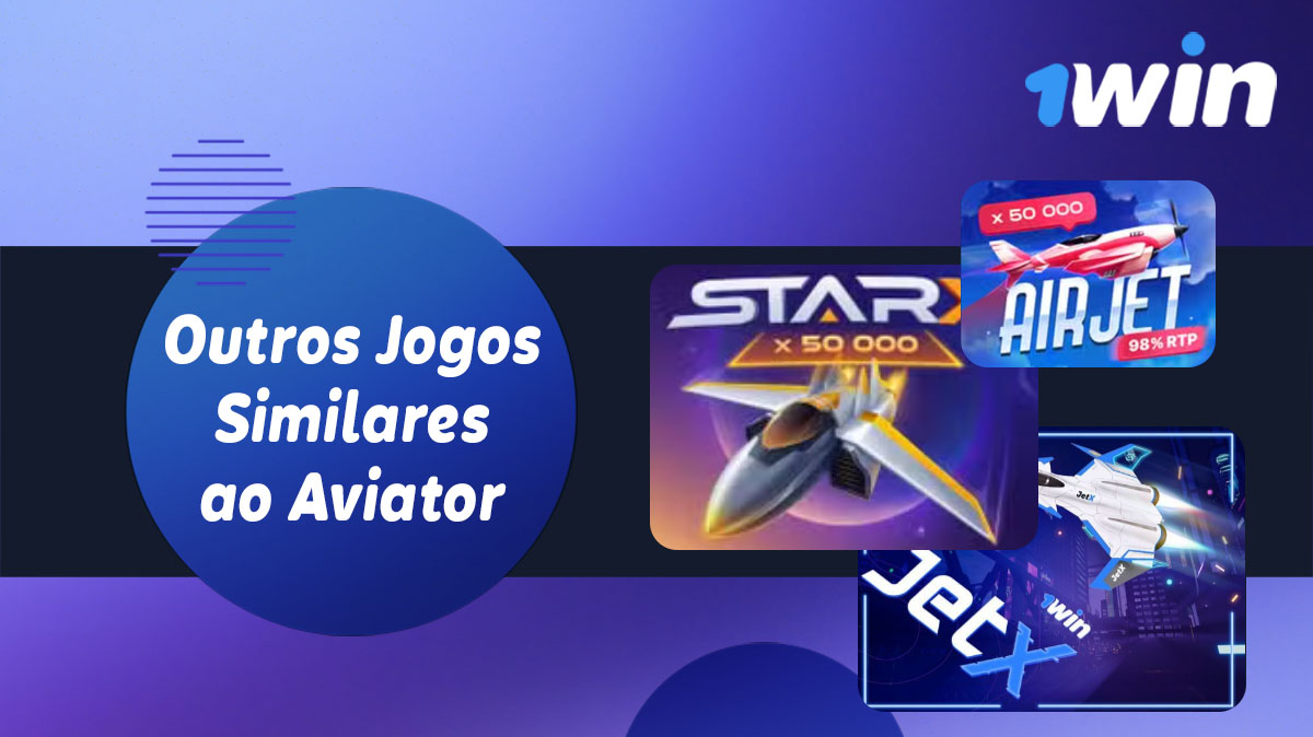 Jogos semelhantes ao Aviator e disponíveis no 1Win