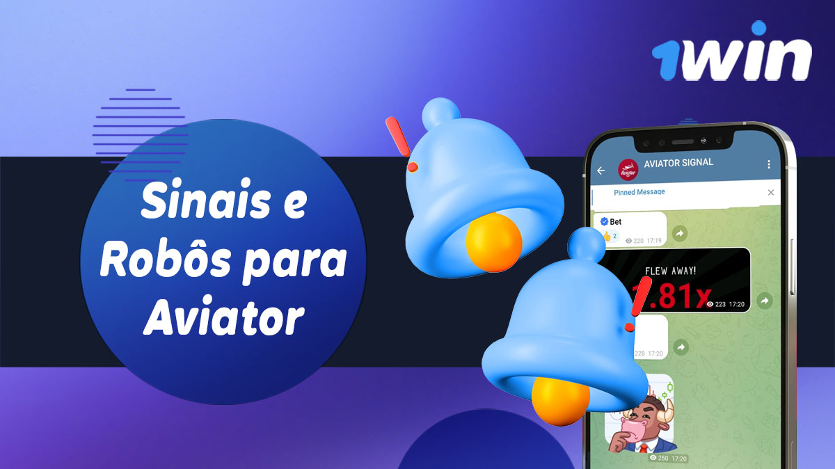 Sinais e Robôs para Aviator on 1Win Brasil