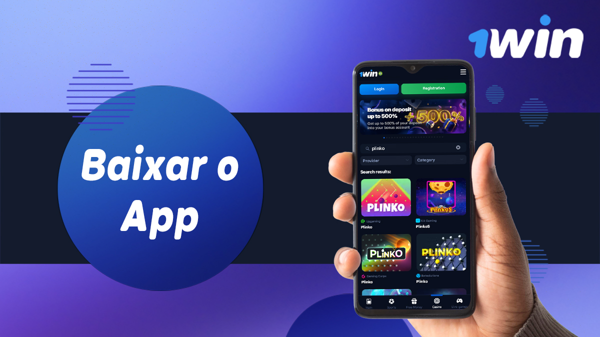 Descarregar e instalar a aplicação Plinko da 1win