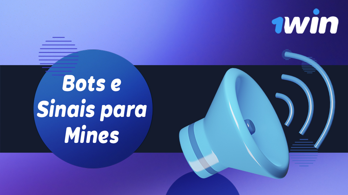 Usando bots e sinais para jogar Mines no site 1win