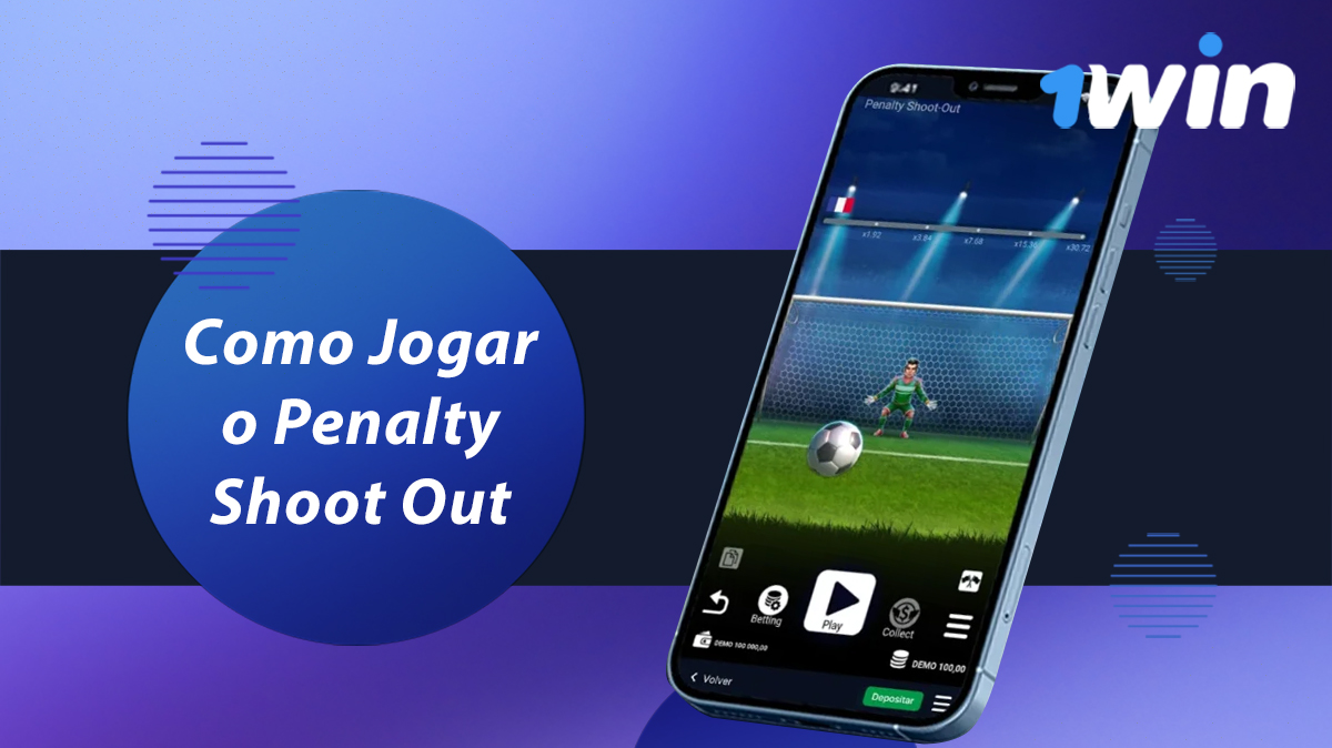 Como jogar o jogo Penalty Shoot Out no site 1win Brasil