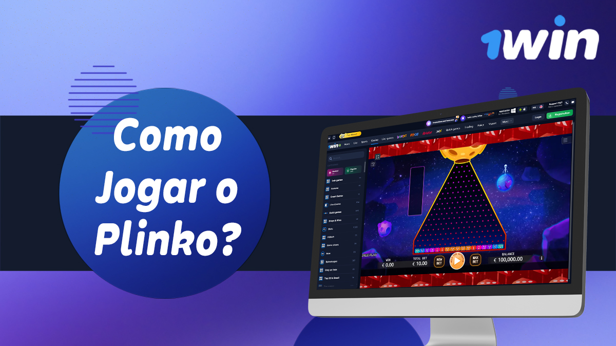 Como começar a jogar Plinko no 1win instruções passo a passo