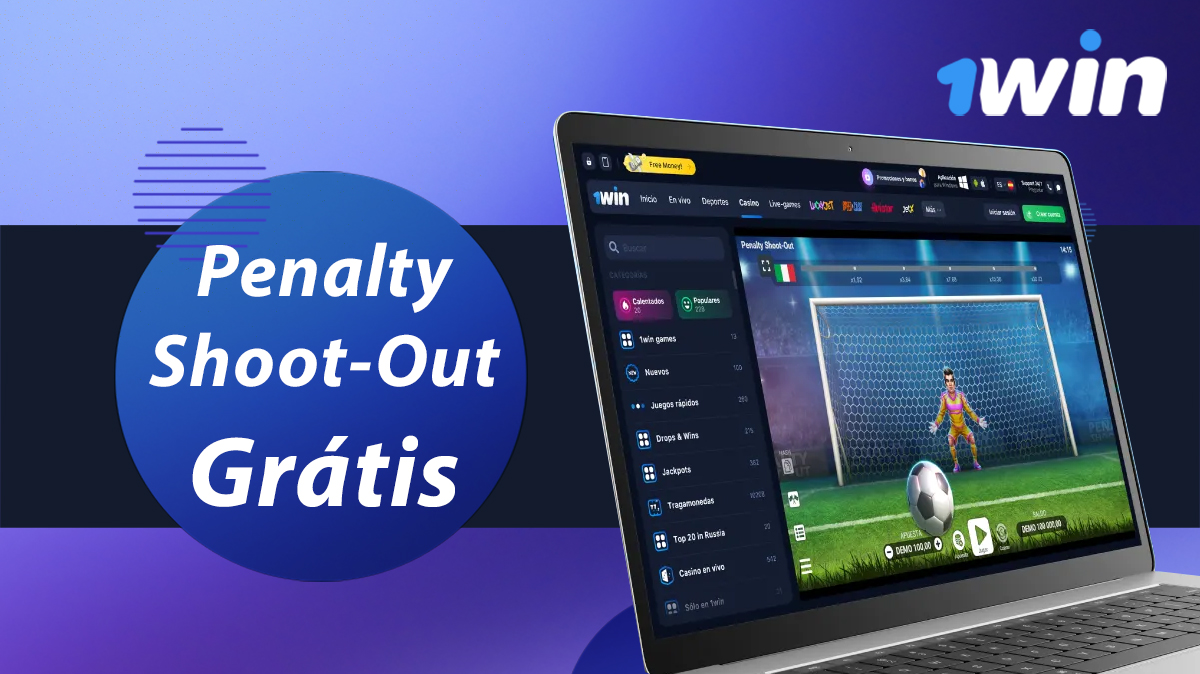 Versão de demonstração do jogo Penalty Shoot Out em 1win Brasil