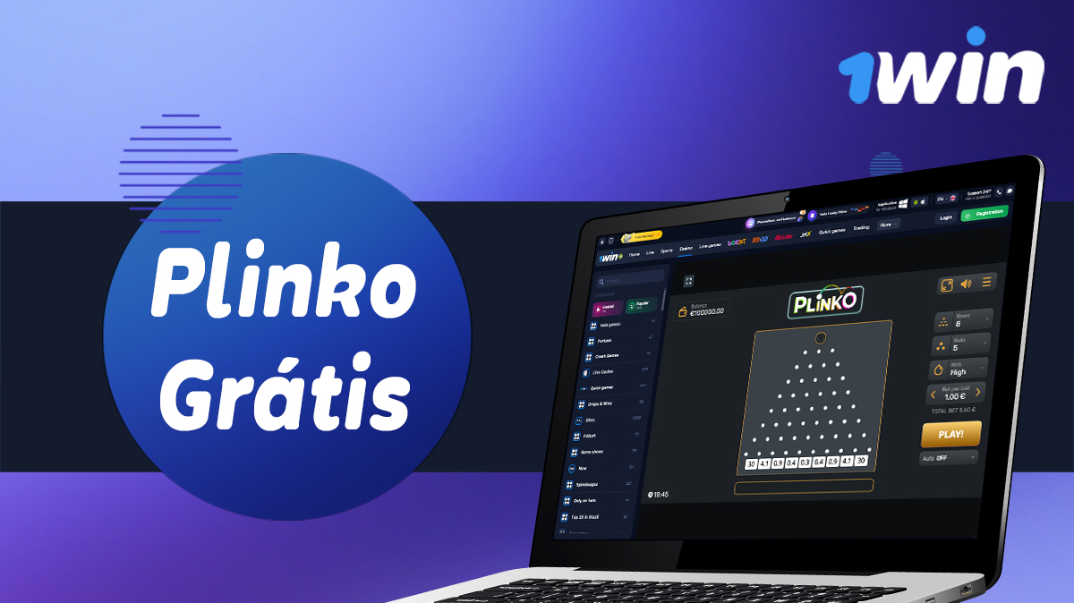 Vantagens do modo de demonstração do Plinko no 1win brasil