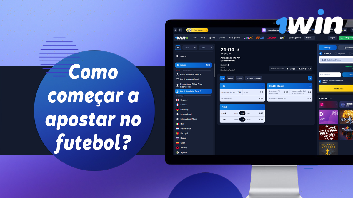Instruções para principiantes sobre como apostar no 1Win