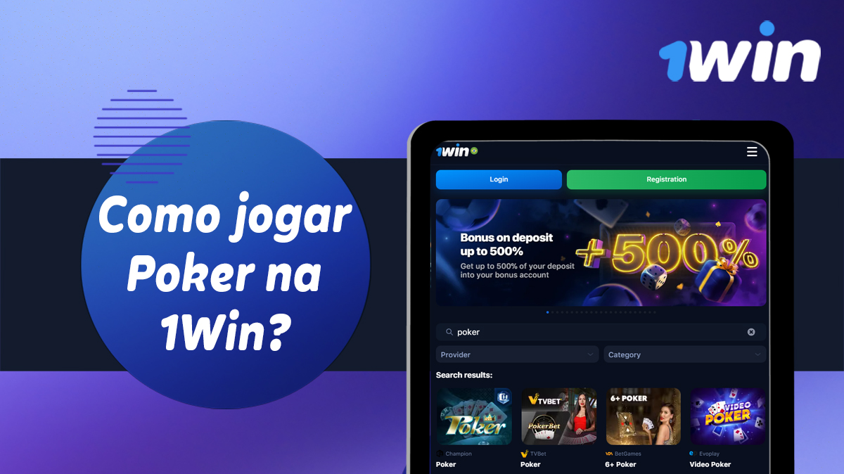 Instruções sobre como começar a jogar poker online no 1Win Brasil