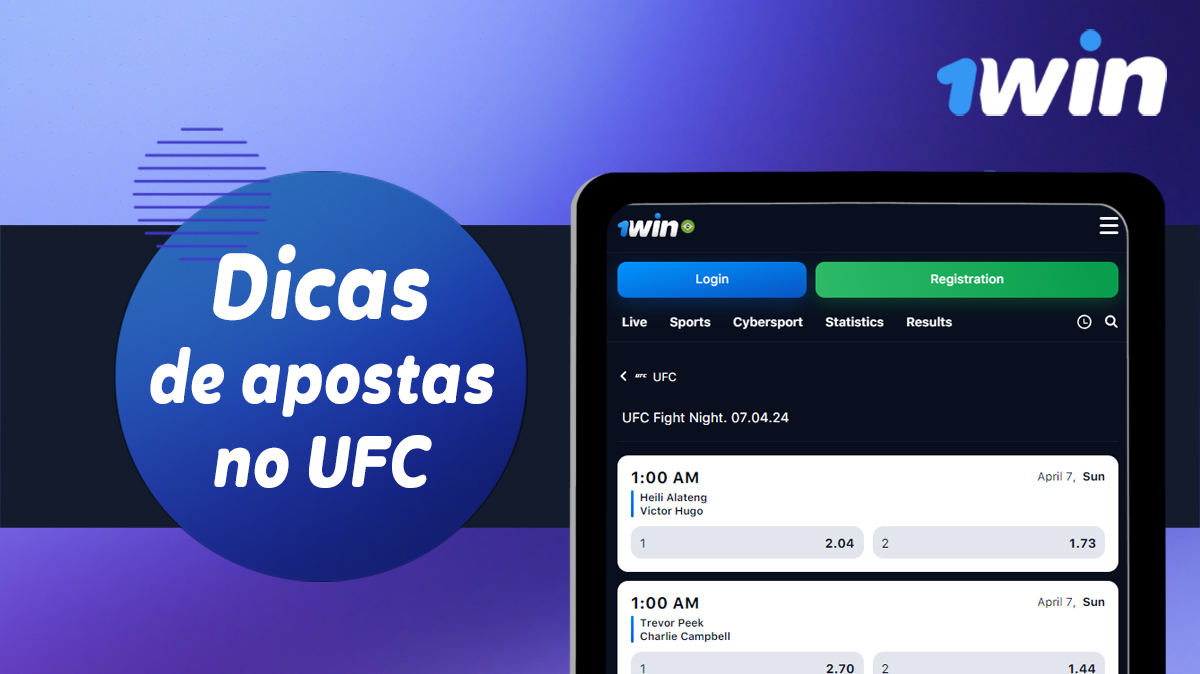 Dicas úteis para apostar com sucesso no UFS no 1Win