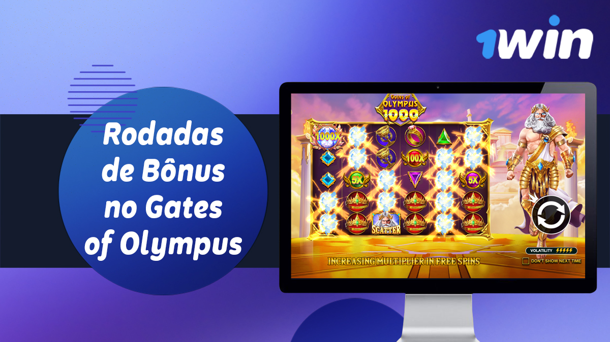 Rodadas de Bônus no Gates of Olympus no 1win